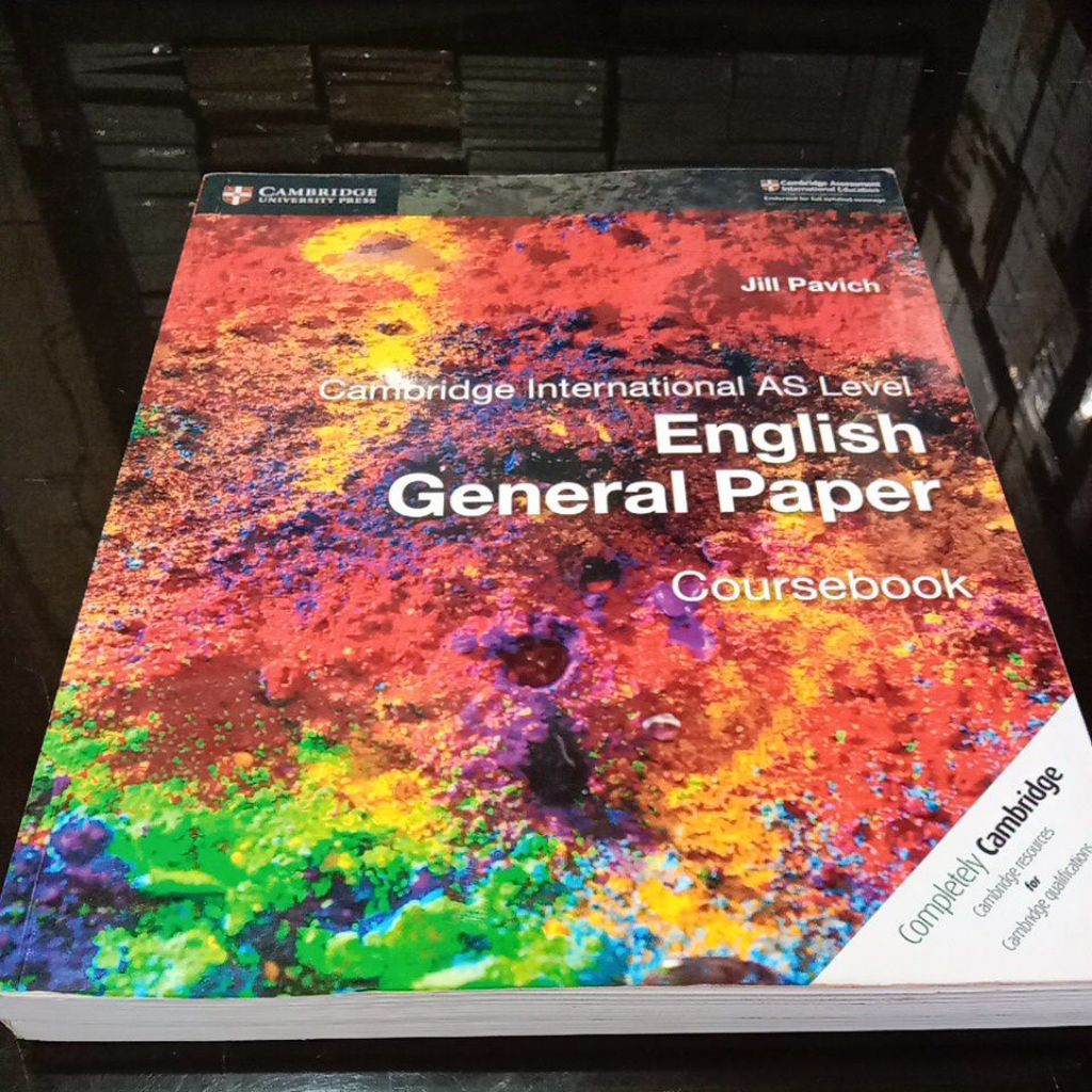 CAMBRIDGE INTERNATIONAL AS LEVEL ENGLISH GENERAL PAPER COURSEBOOK