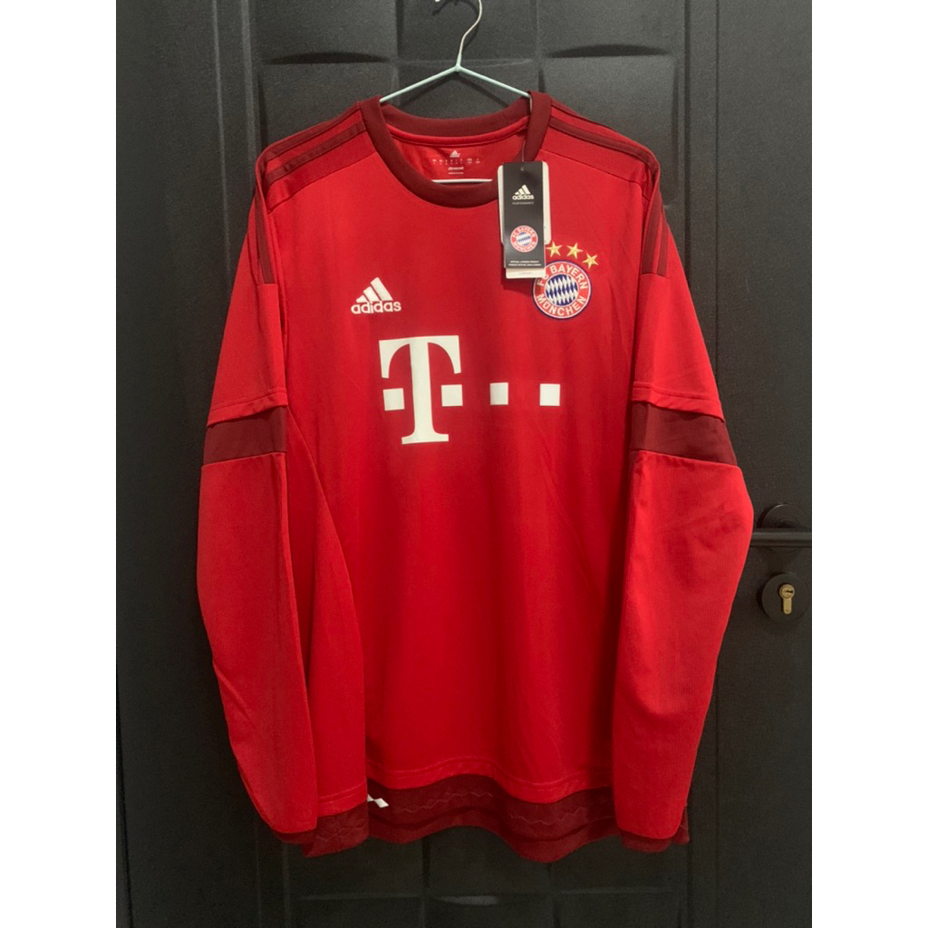 Jersey Adidas Bayern Munchen Home 2015/2016 BNWT Long Sleeve Original