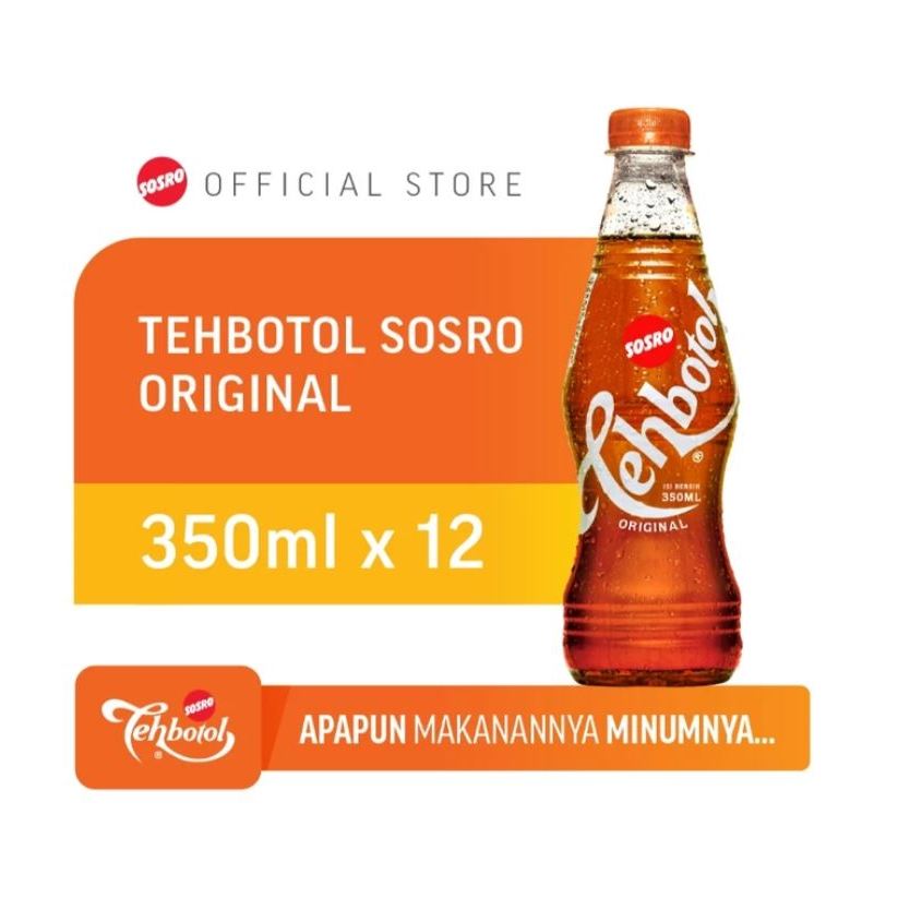 TEH BOTOL SOSRO 350ml 1 Dus