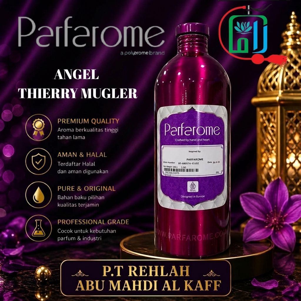 Parfarome Deluxe - ANGEL WOMEN TH. M6L3R | Bibit parfume murni segel pabrik kemasan 500 ML/1 KG
