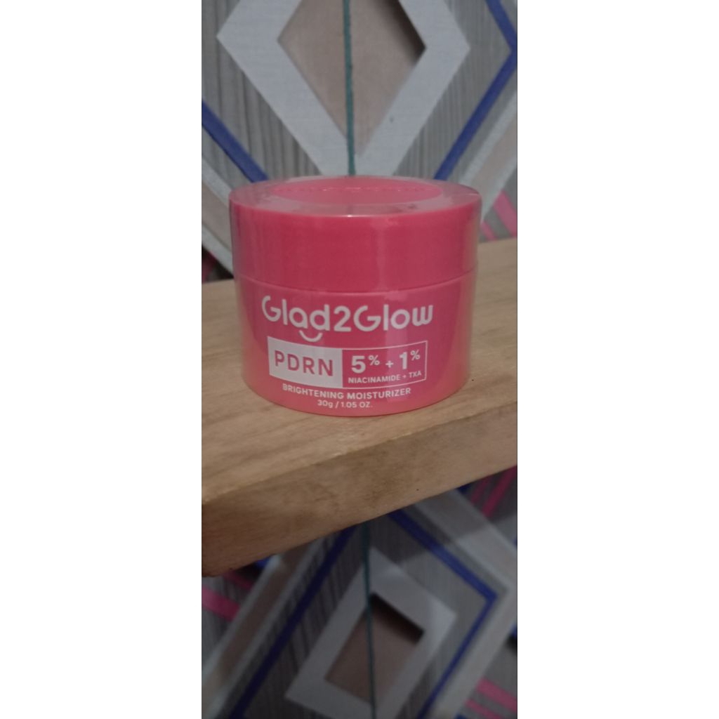 Glad2Glow PDRN 5% Moisturizer Niacinamide 1% TCA Brightening Day cream 30g(new&ori)