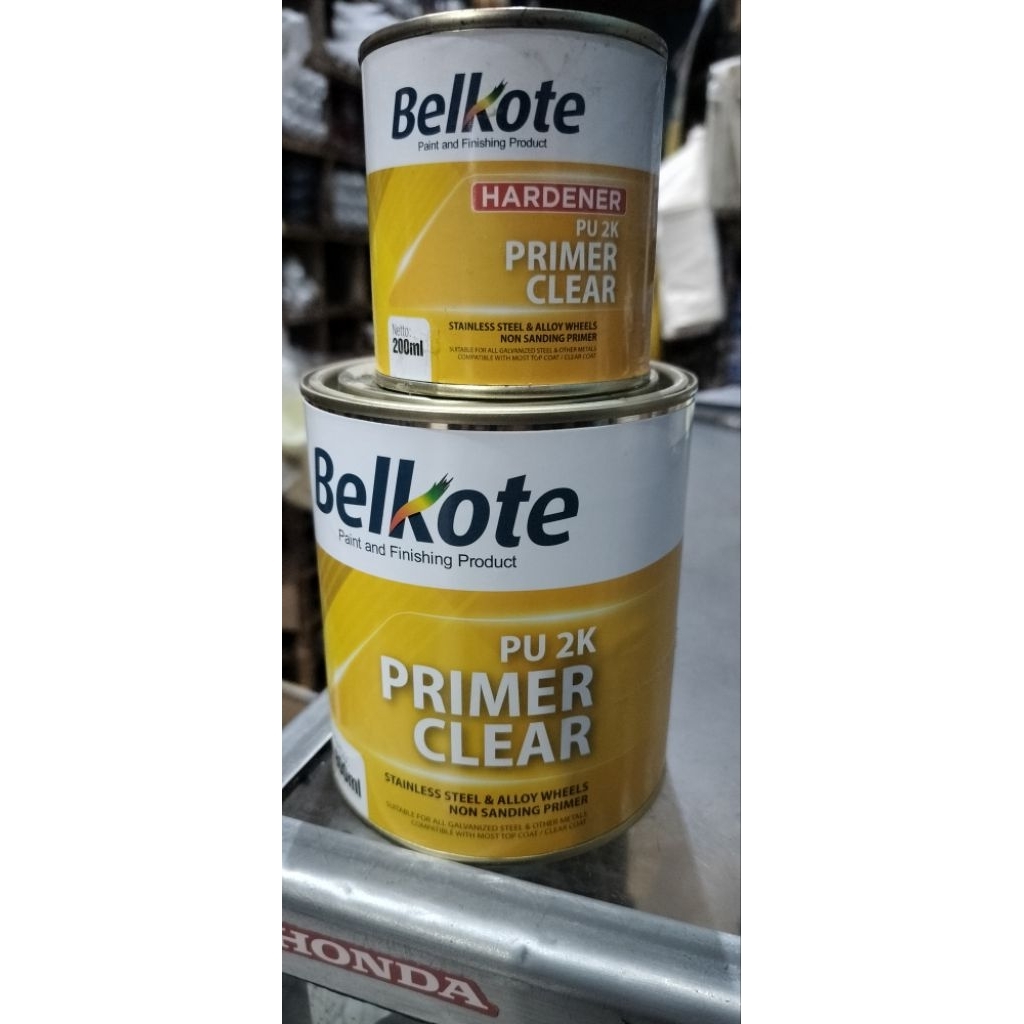 primer clear pu 2k belkote