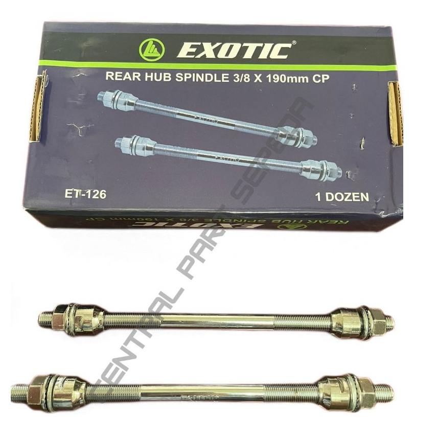 Hub As Roda Belakang Exotic Rear Spindle Sepeda Anak BMX Mini Lipat Fixie MTB 12 16 18 20 26 27.5