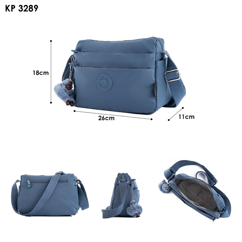 Kp 3289 tas selempang wanita banyak ruang tas selempang