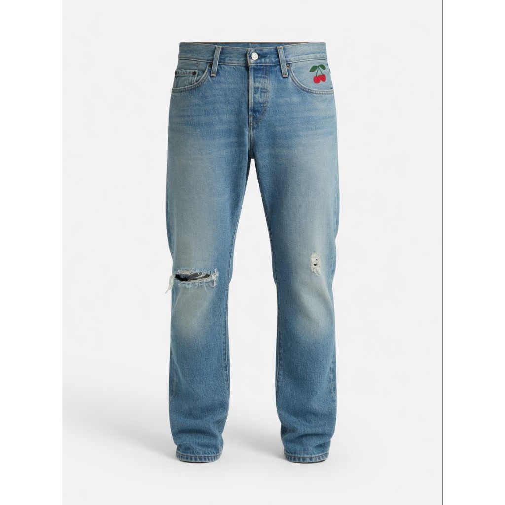 Celana Jeans Levis 501 bekas/second/pl/preloved CT Buttonfly Ripped