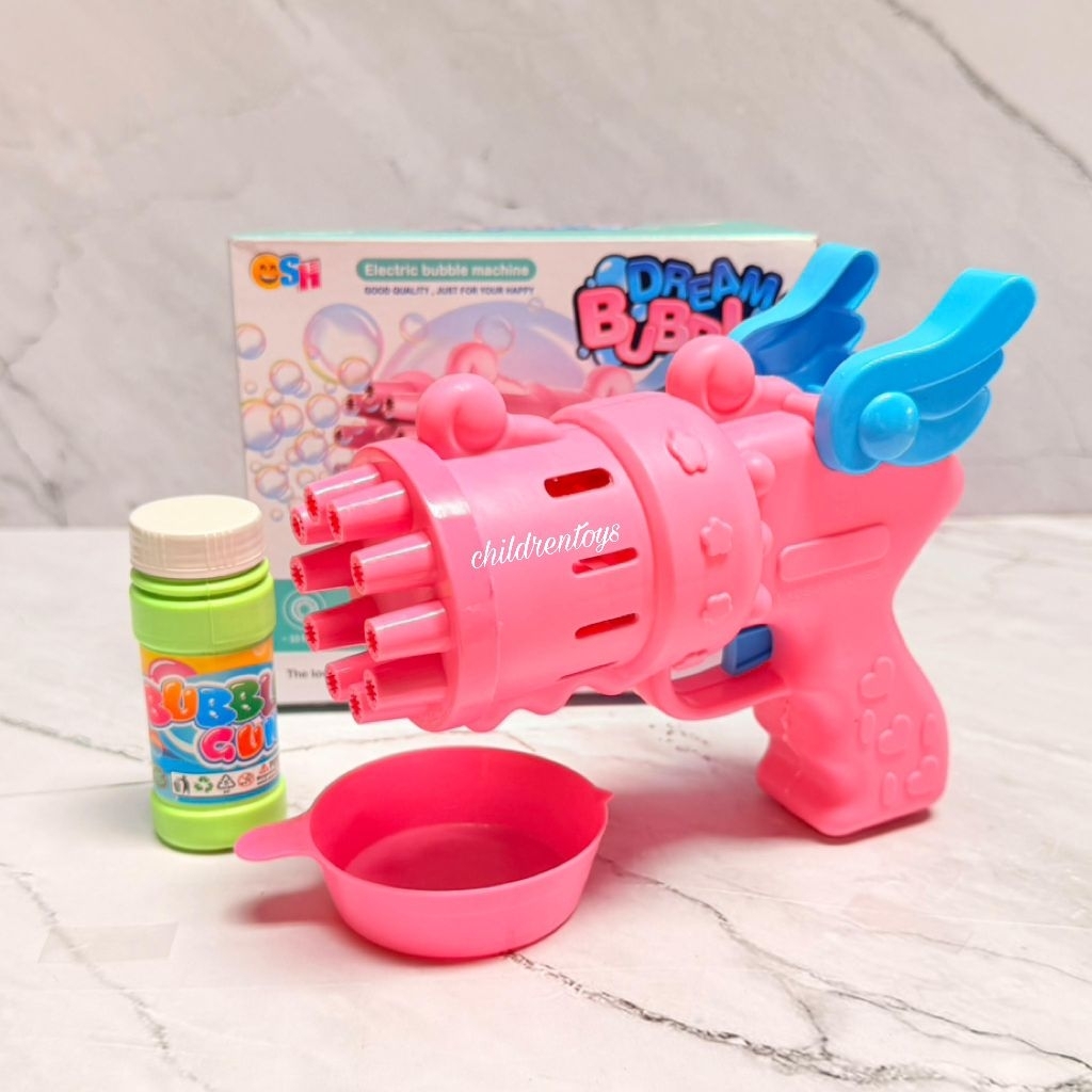 Mainan tembak gelembung balon / mainan balon gelembung / tembak bubble gun