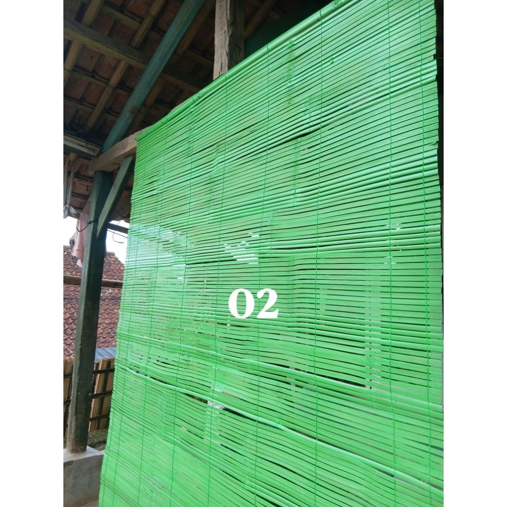 TIRAI GULUNG TIRAI BAMBU TIRAI OUTDOORR TIRAI ANTI AIR KERAY WIDE