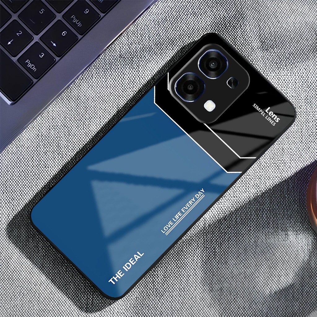 CL Softcase Glass For Oppo A6 Pro - Case Glass Oppo A6 Pro - Casing Kaca A6 Pro Terbaru - Casing Mur