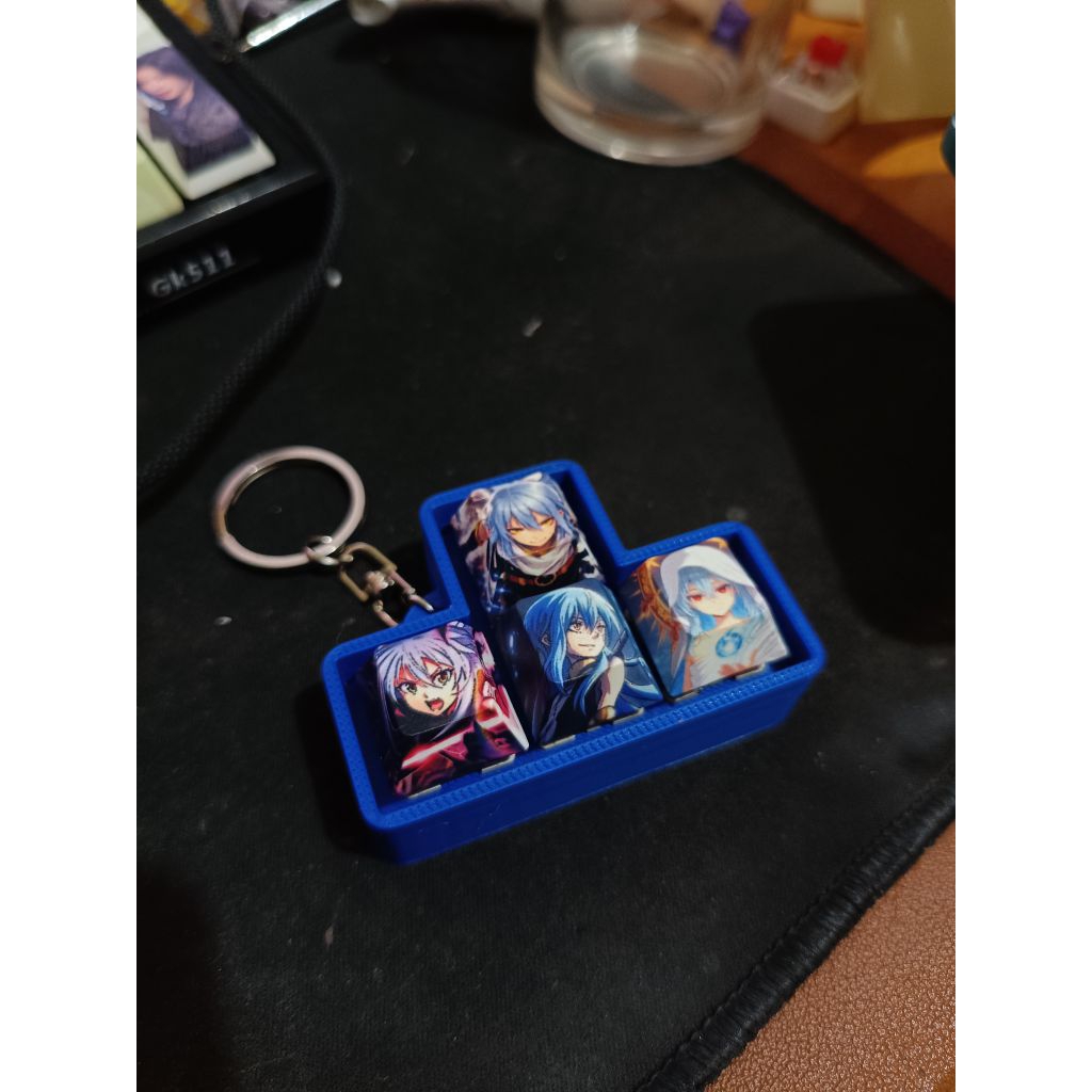 Keychain Fidget Keycaps Anime Rimuru WASD/Arrow
