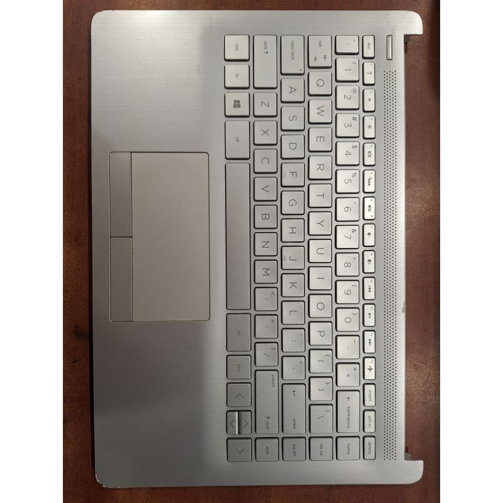 Palmrest + keyboard oke laptop Hp 14-CF, DF 14s-DF copotan