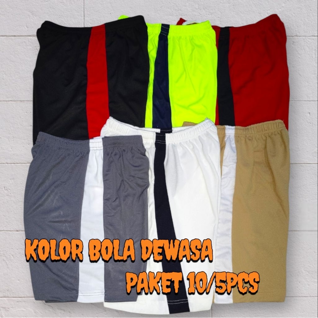 PAKET HEMAT 10PCS Celana kolor bola dewasa termurah/Celana kolor santai/kolor bola dewasa