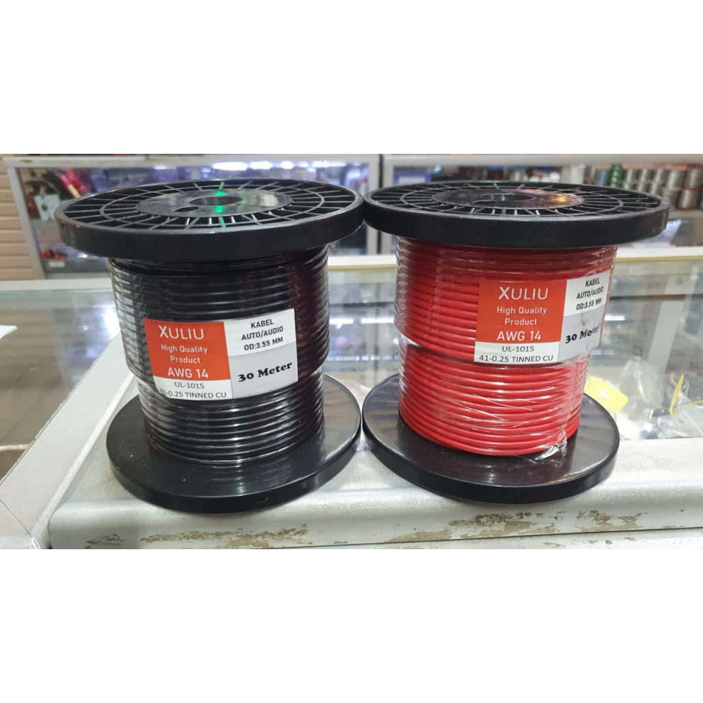 XULIU Kabel Auto/Audio AWG 14 UL-1015 30Meter 3,55 MM | Kabel awg14 cable awg 14