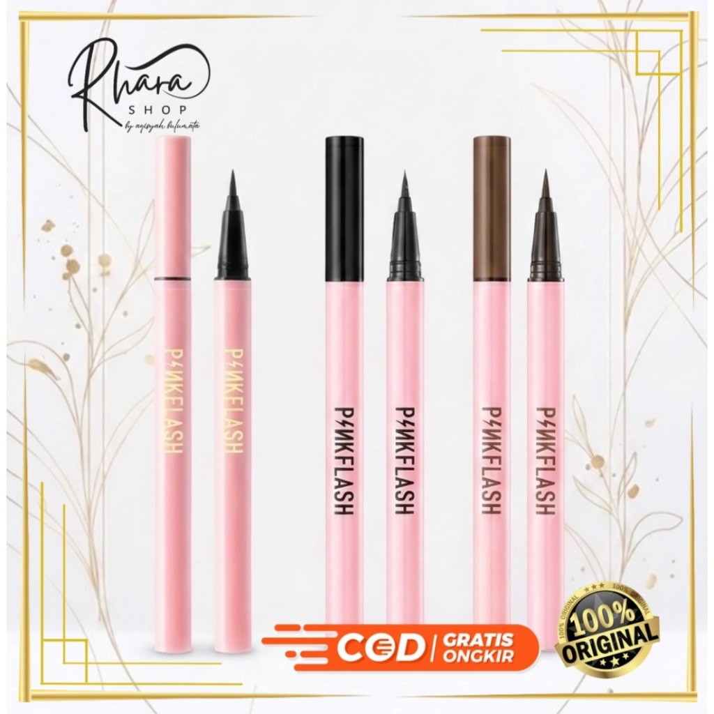 spidol eyeliner pinkflash/spidol alis coklat,. COD