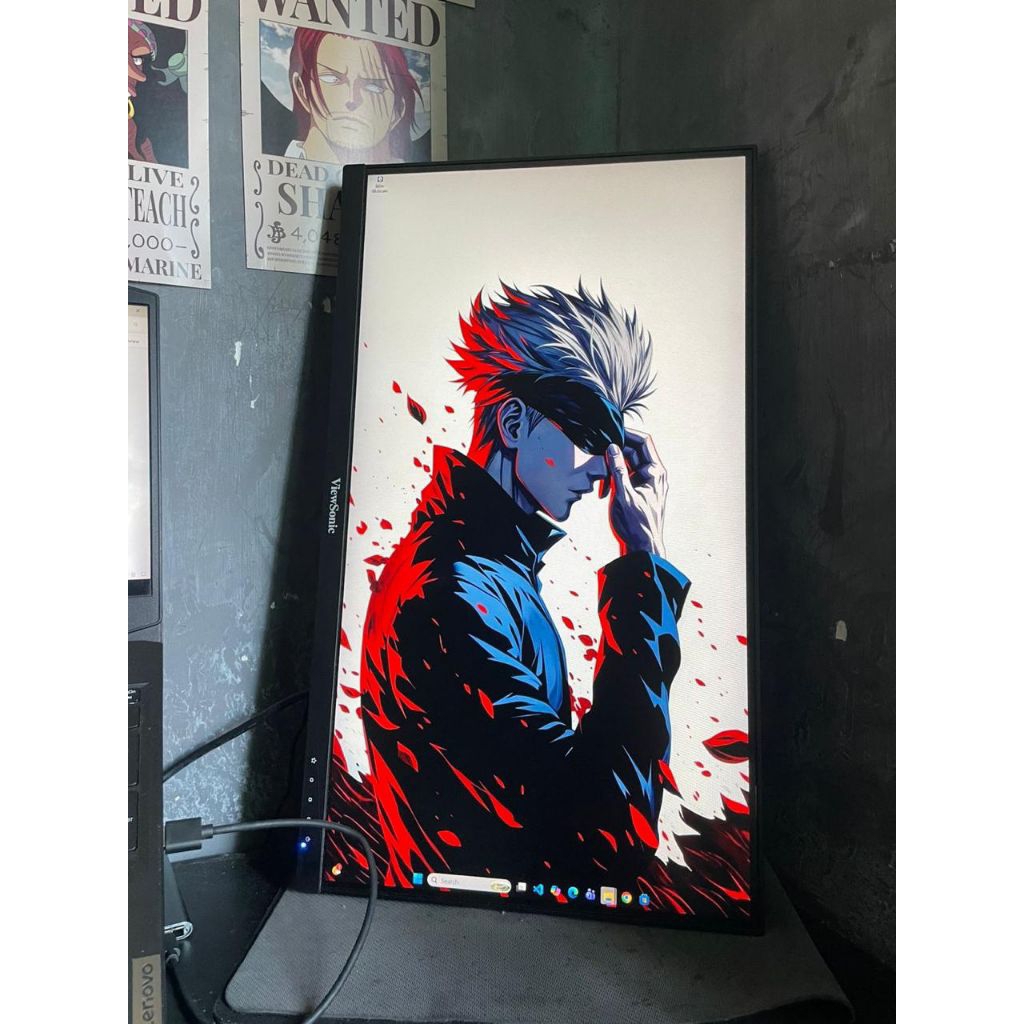 monitor 22inch viewsonic + Keyboard k-snake mechanical feel