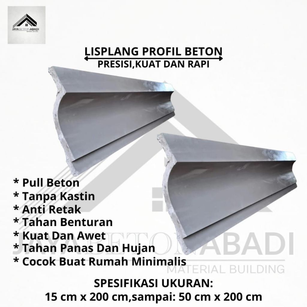 JAYA BETON ABADI,LIS PLANG PROFIL BETON,LIS BETON, LIS PROFIL, Profilan Pull  Beton