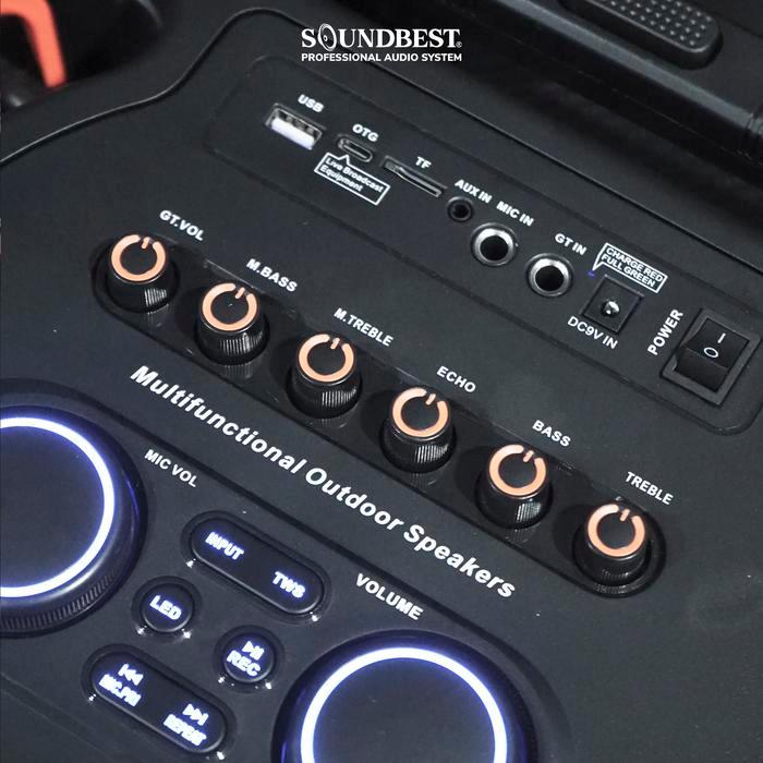 Soundbest BRX 15 H – 15″ Bluetooth Speaker 400W / BRX15H