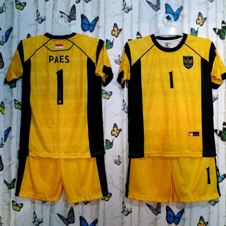 baju paes anak laki laki | Setelan Anak Timnas Indonesia/ Kaos Bola Anak Timnas Kuning/ Jersey Bola 