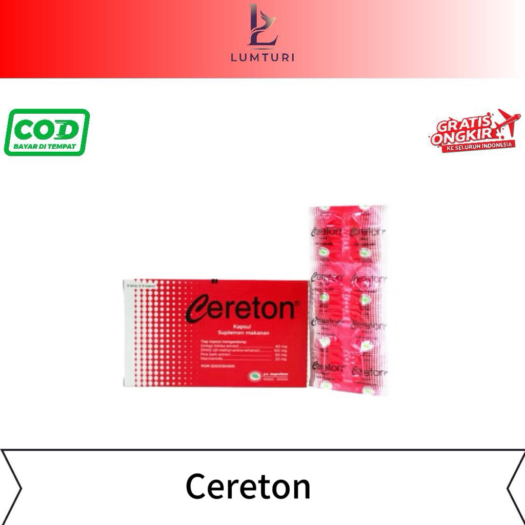 Cereton Box Isi 30 Tablet Vitamin Suplemen Kesehatan