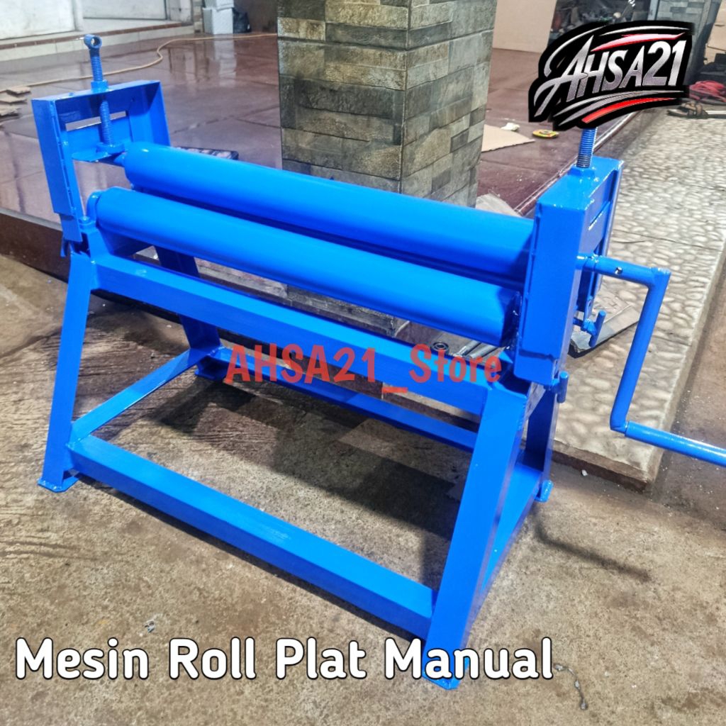 Roll plat besi manual mesin roll plat besi