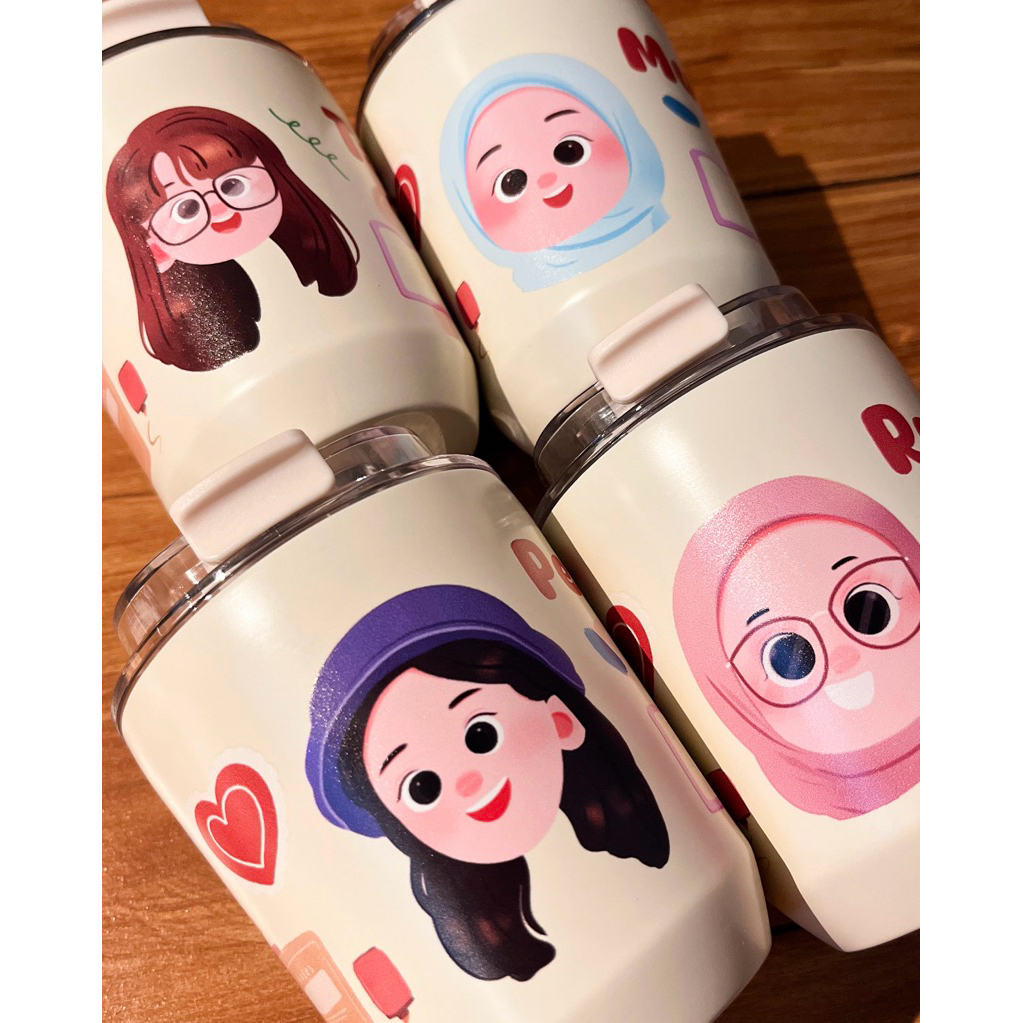 Mug Kopi Stainless | Mug Lucu Custom