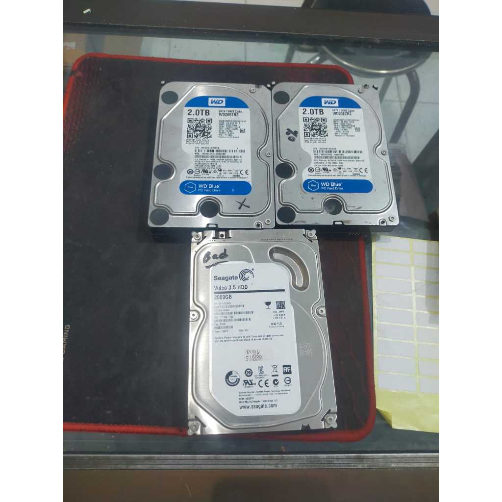 Harddisk/HDD PC 3,5" 2TB RUSAK