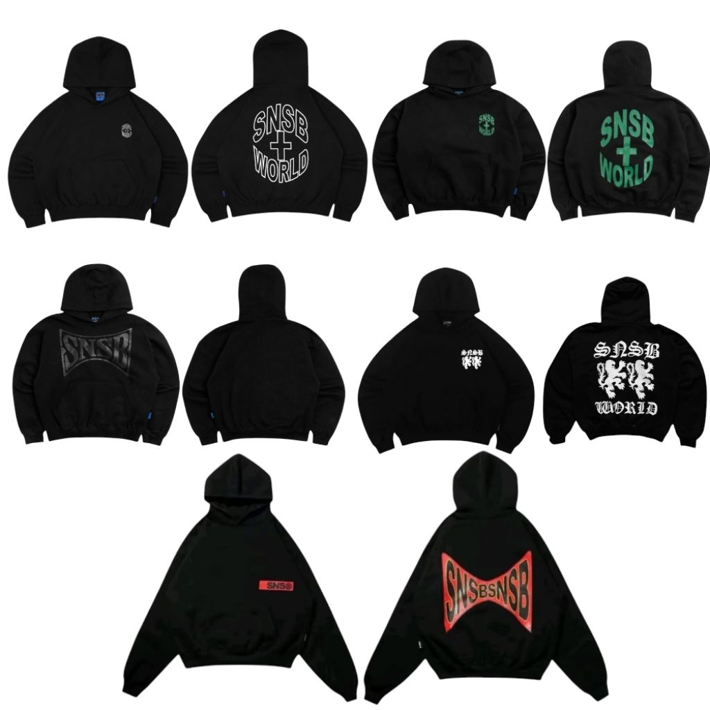 Hoodie Boxy Unisex SNSB | SNSB Hoodie Boxy |Hoodie Oversized SNSB Collection | SNSB WORLD unisex pri