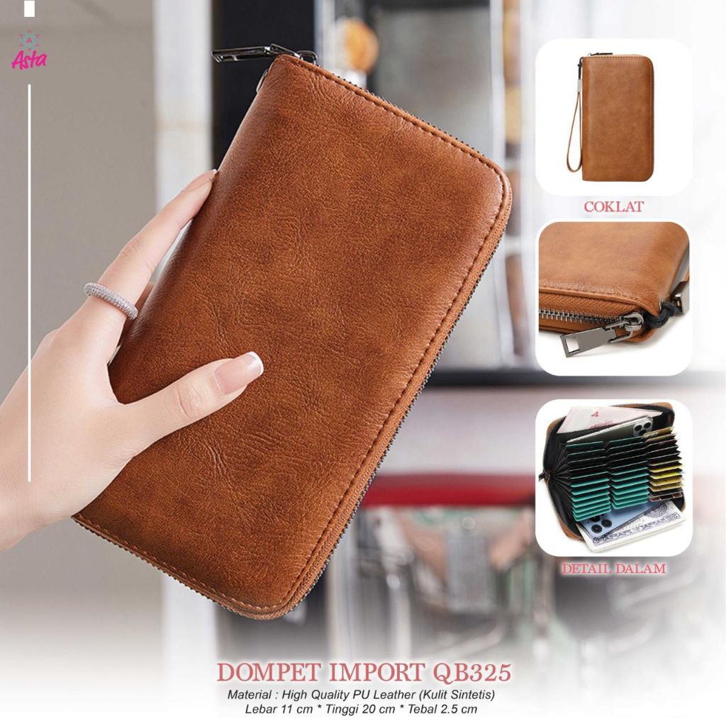 DOMPET IMPORT-DOMPET WANITA MUAT BANYAK/DOMPET WANITA SIMPLE/DOMPET WANITA MUAT HP