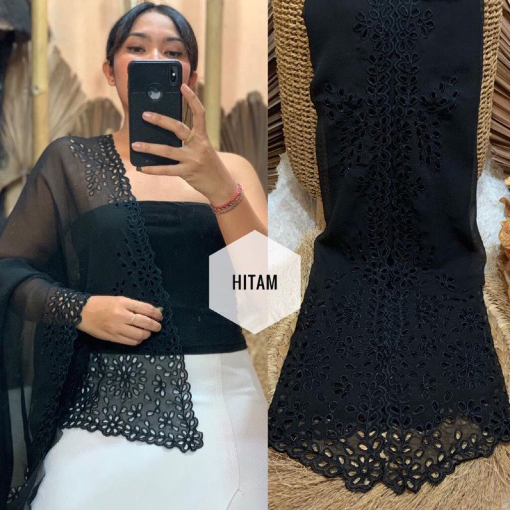 kain kebaya bordiran / kebaya bordiran / kebay bordir premium / kain kebaya bordiran