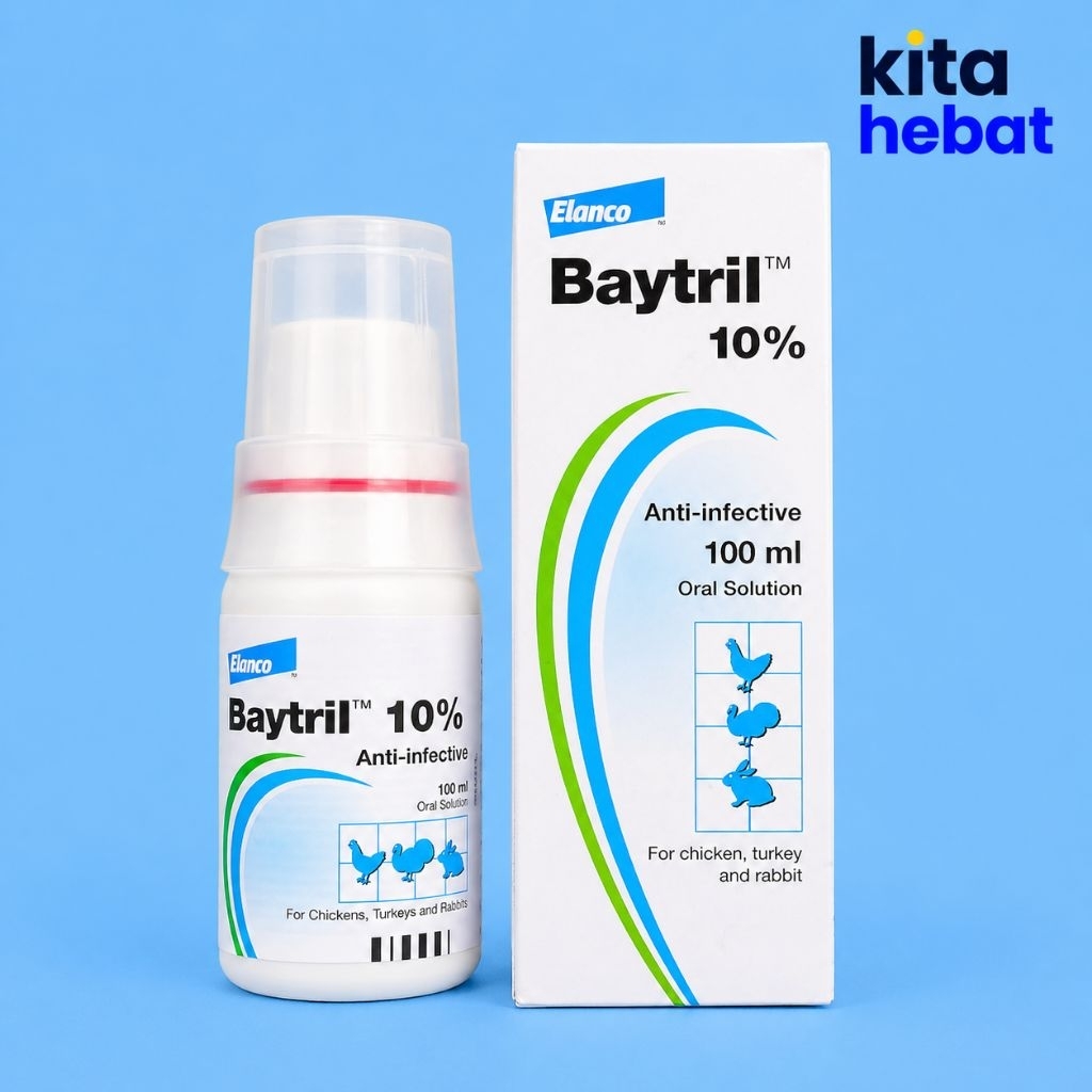 Baytril 10% kemasan 100ml