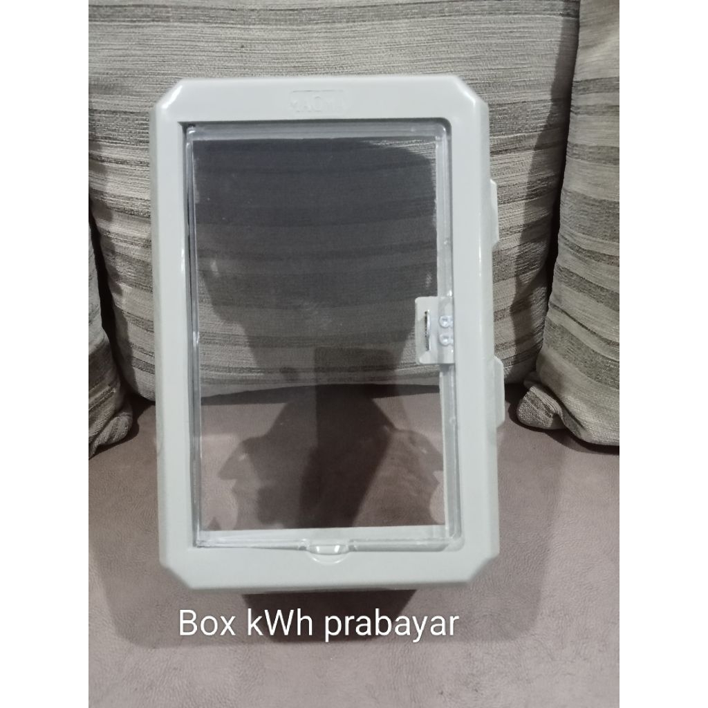 Box KWH Token Prabayar Listrik / Box Meteran PLN + Tutup Transparant Kunci Gembok MAGMA
