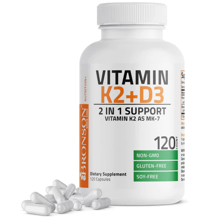 Vit K2+D3 Original 120/240/360 Capsule Untuk Kesehatan Tulang Dan Jantung