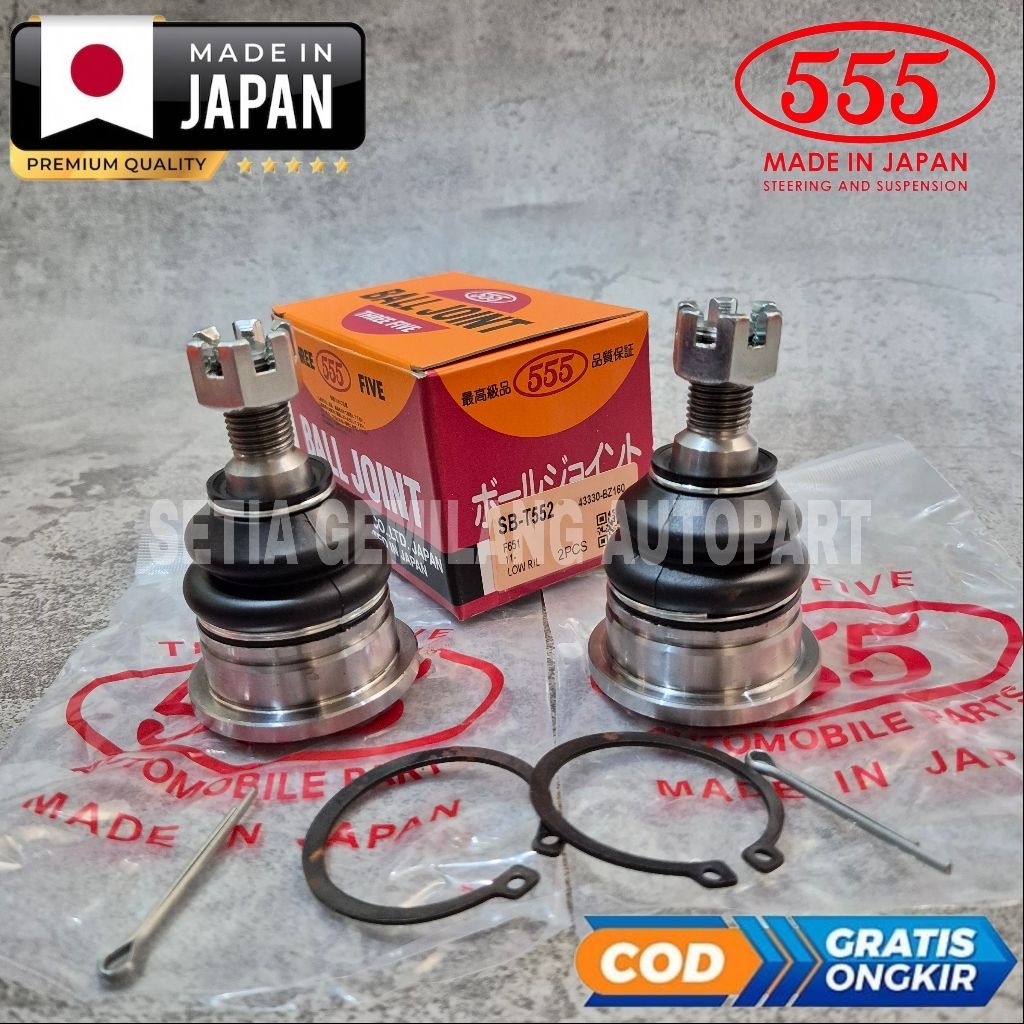 BALL JOINT VELOZ ALL NEW AVANZA XENIA 2012-2021 MEREK 555 ORIGINAL