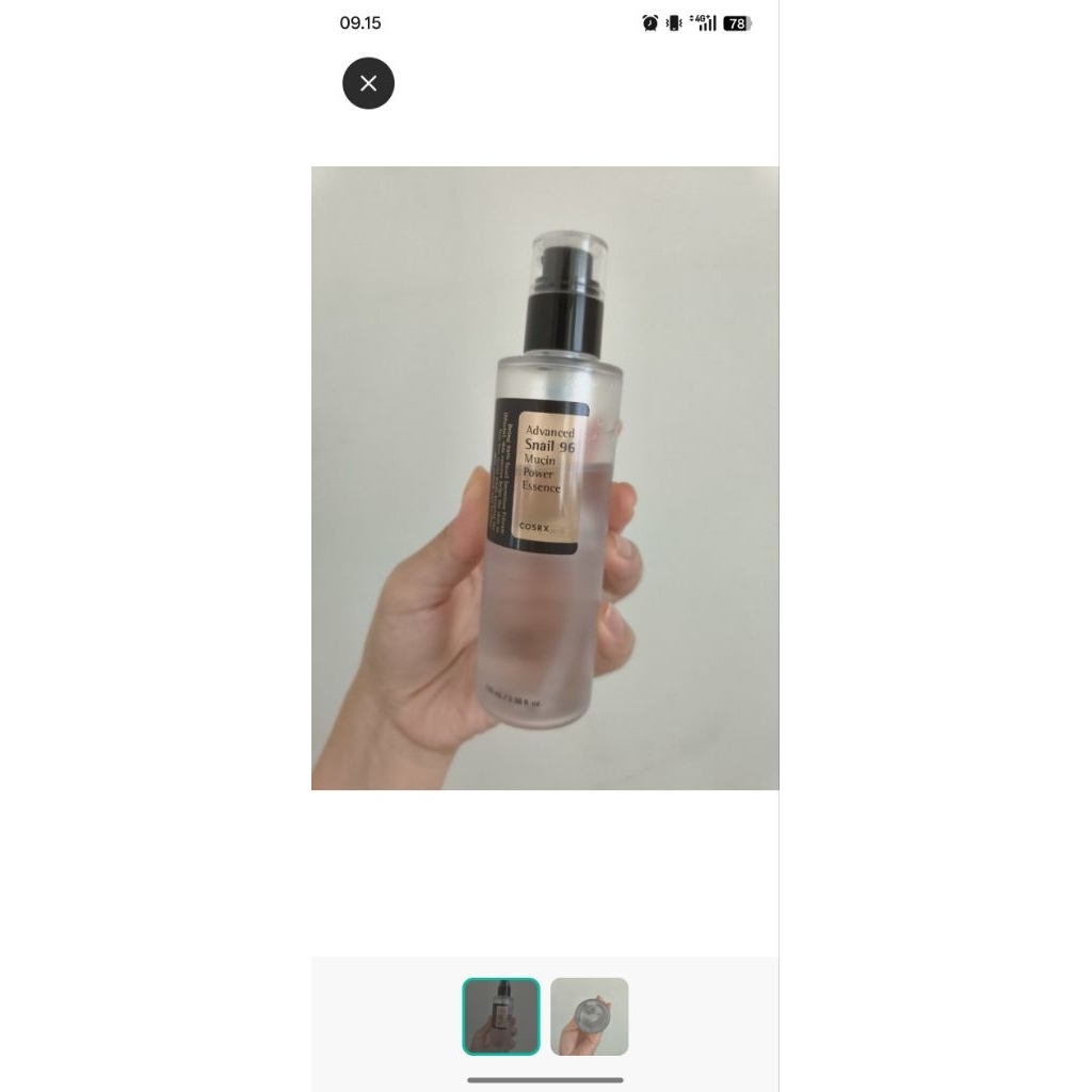 bebeloved preloved cosrx snail