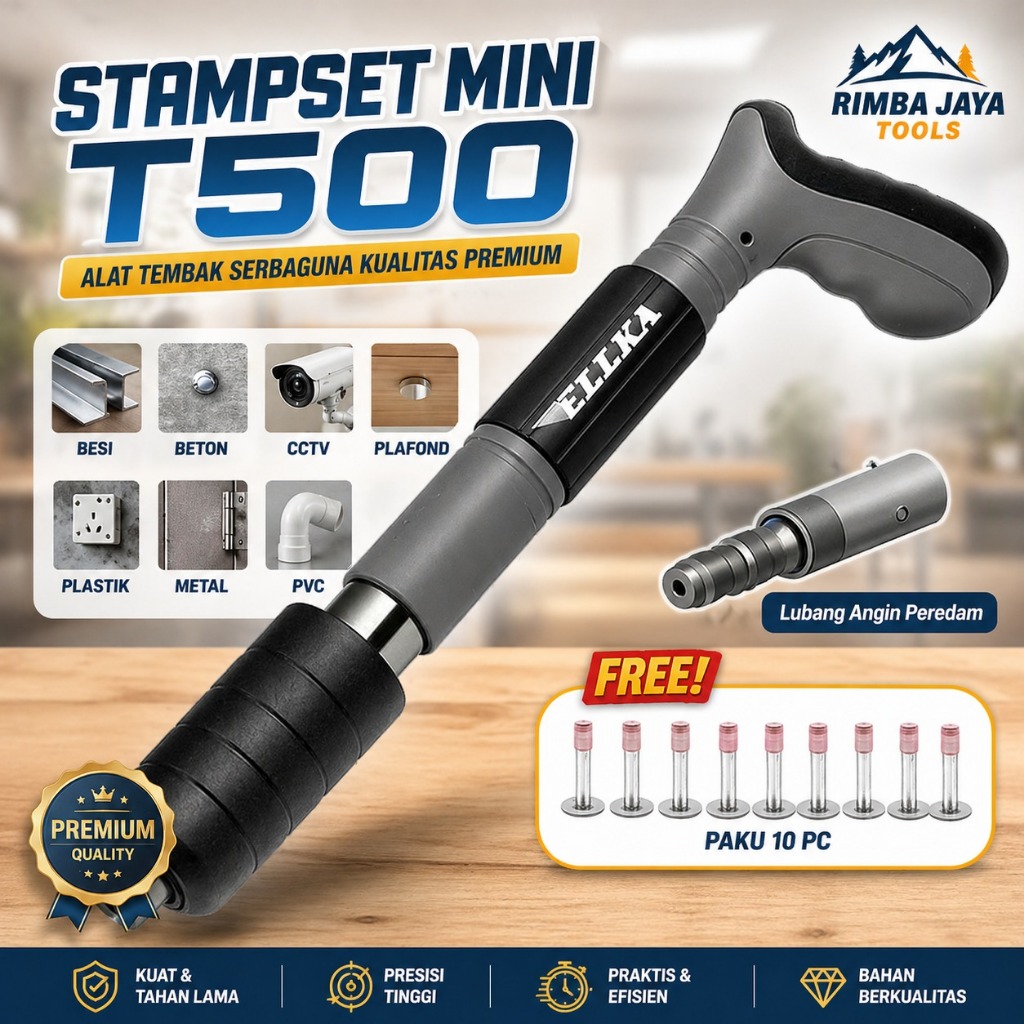 RAMSET SHOT NAIL ALAT PAKU TEMBAK NAIL GUN Fastening  Gun Ramset Gun Paku  Tembok Beton  Paku  Lurus