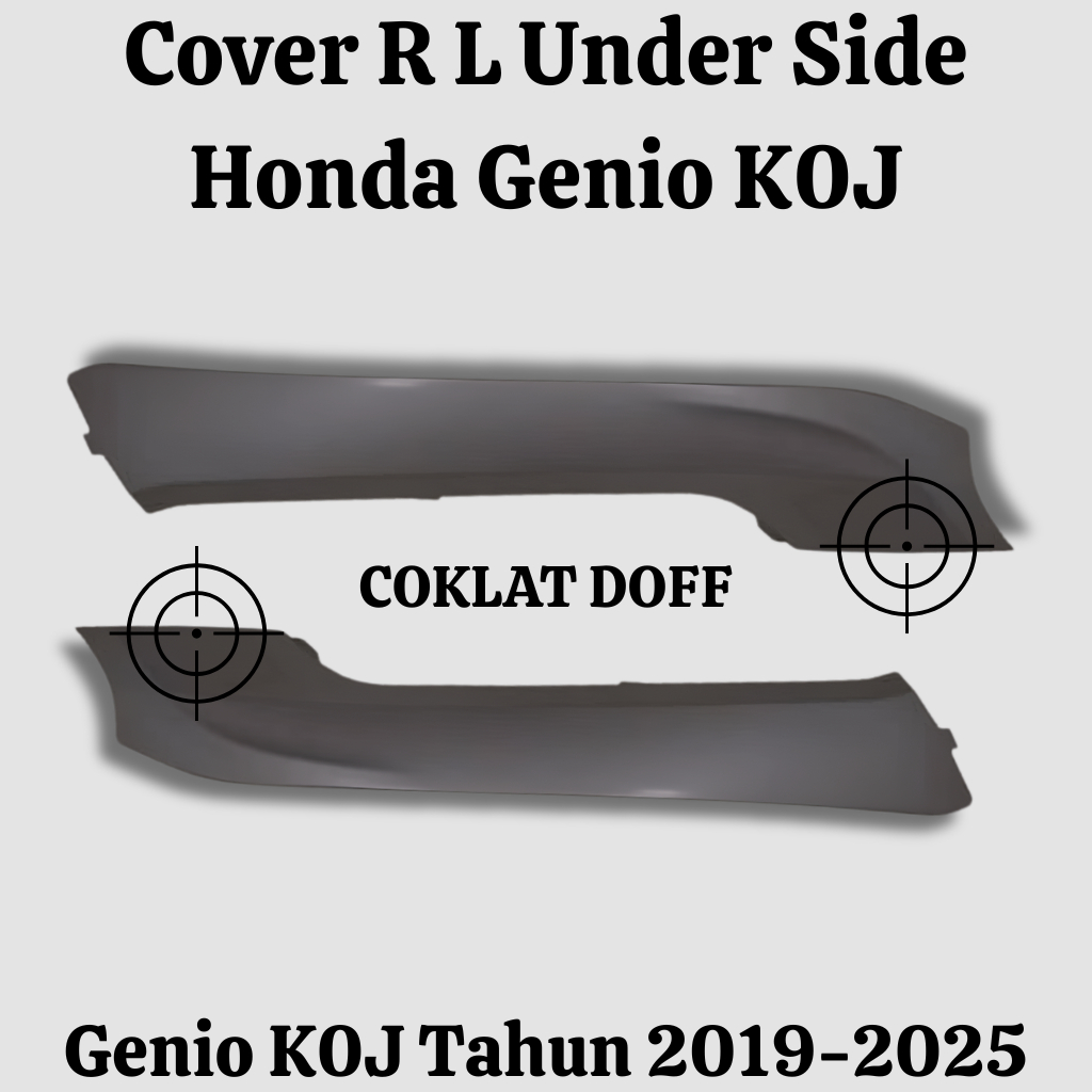 Cover under side sirip bawah dek bawah samping Kanan Kiri Genio K0J Tahun 2019 2020 2021 2022 2023 2
