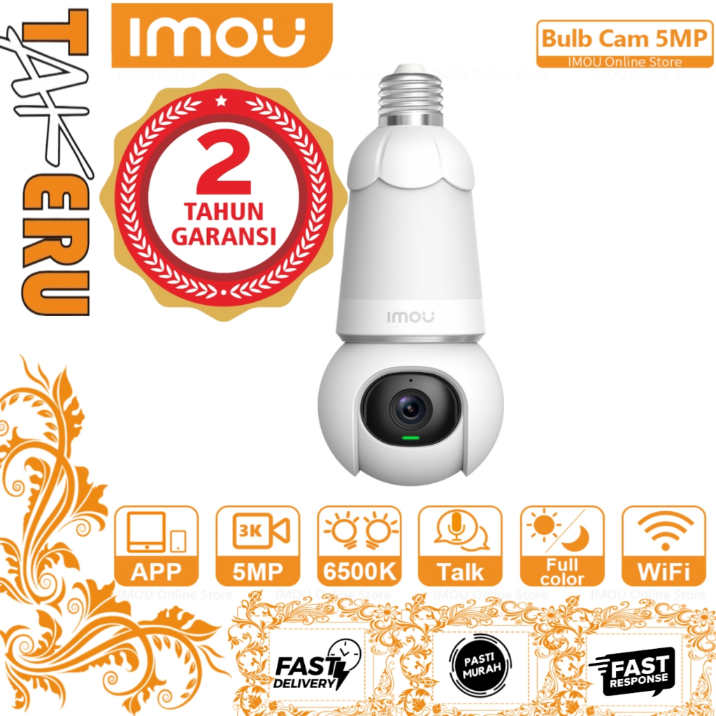 CCTV Bohlam Imou Bulb Camera 3MP Plus Lampu