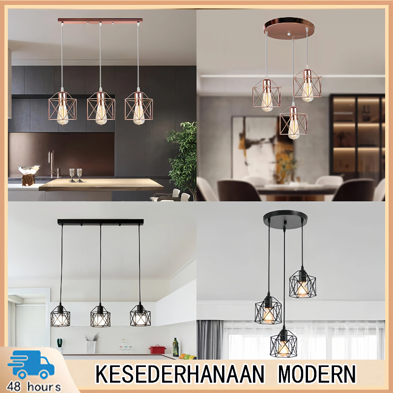 Lampu Gantung Minimalis Lampu Hias Full Set Lampu Kamar Tidur Ruang Tamu Dapur Bar Kafe