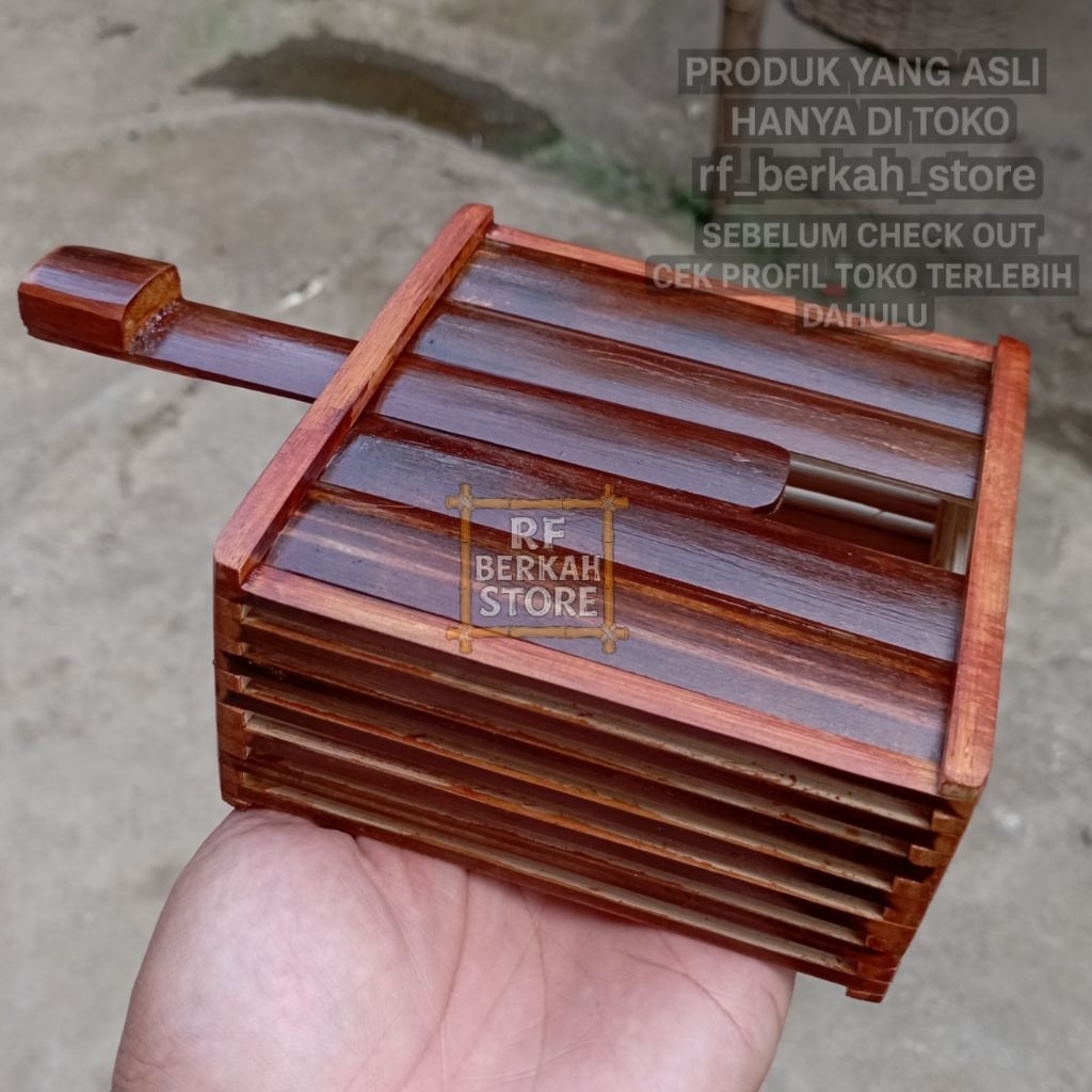 Kandang jangkrik bambu 1 kotak jumbo jangkrik genggong
