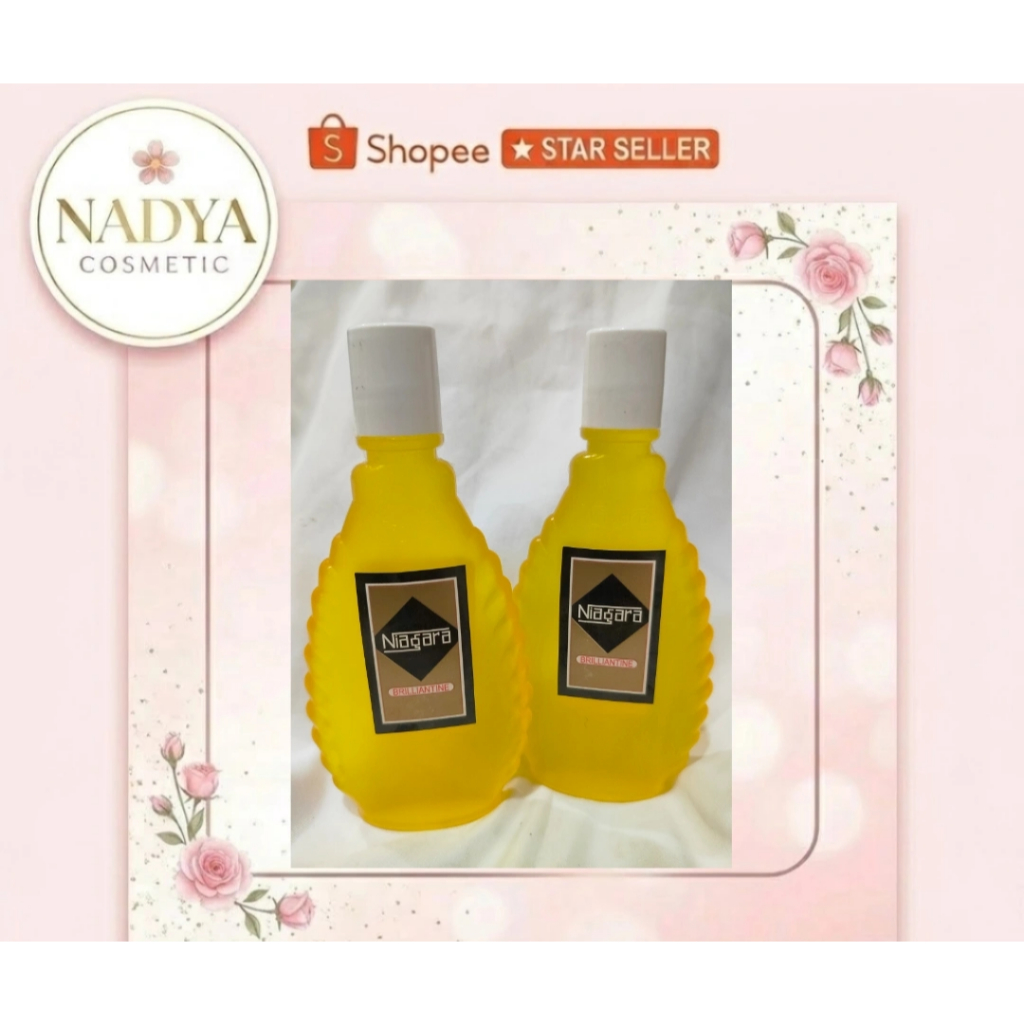 Niagara Brilliantine Kuning Minyak Rambut Tradisional Ukuran 100ml & 60ml Kemasan Botol Plastik - Pe