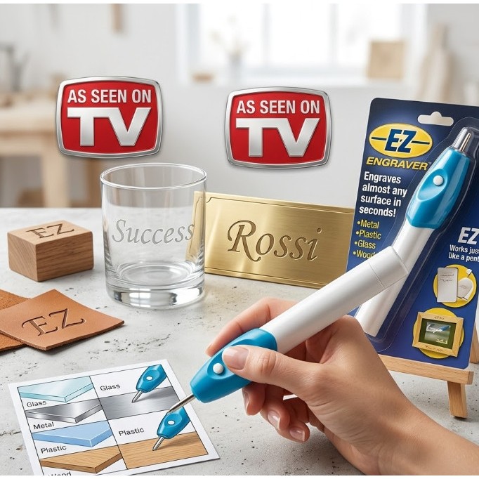 Z Engrave Alat Ukir / Bor Piring Gelas Plastik Logam Kayu Kaca Pena Elektrik Pen