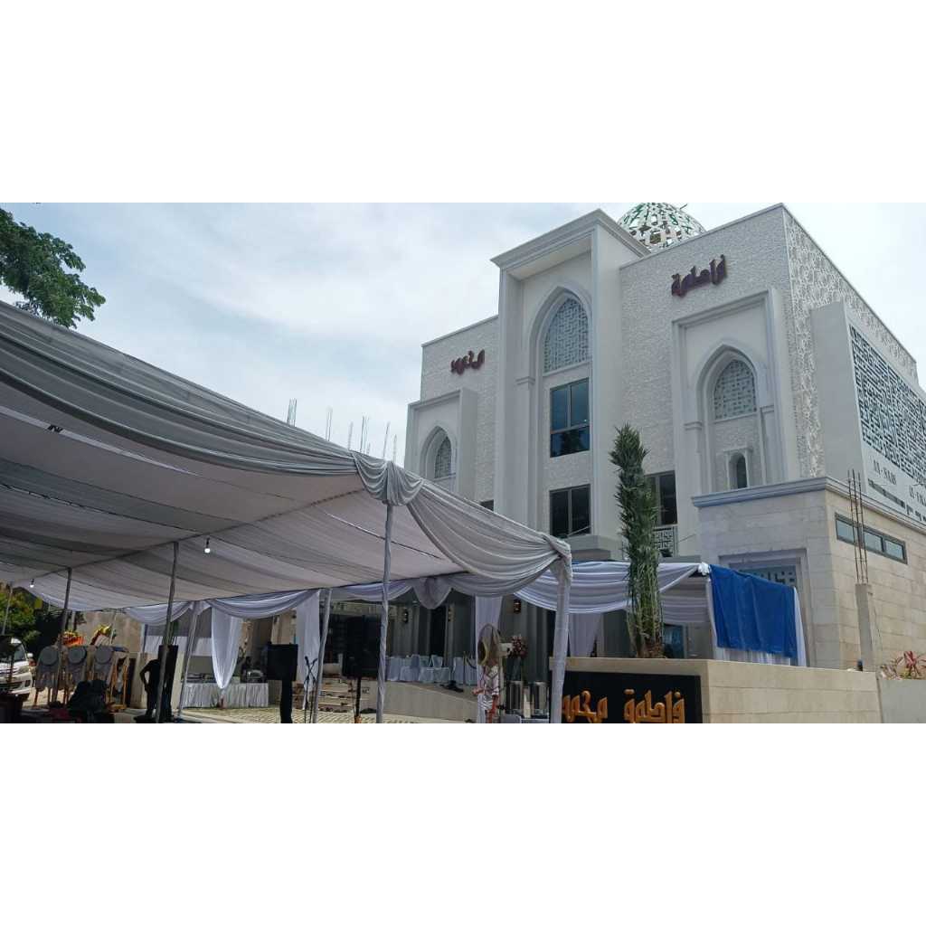 ORNAMEN DINDING GRC KRAWANGAN MASJID DI KLENDER JAKARTA TIMUR