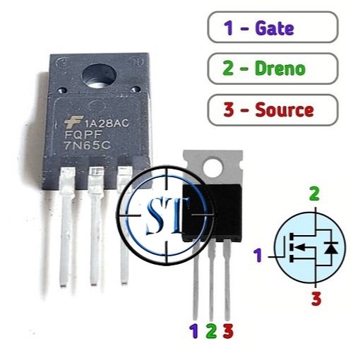 Transistor MOSFET 7N65C ORIGINAL 7n 65c 7n65 7N65 N-channel TO-220