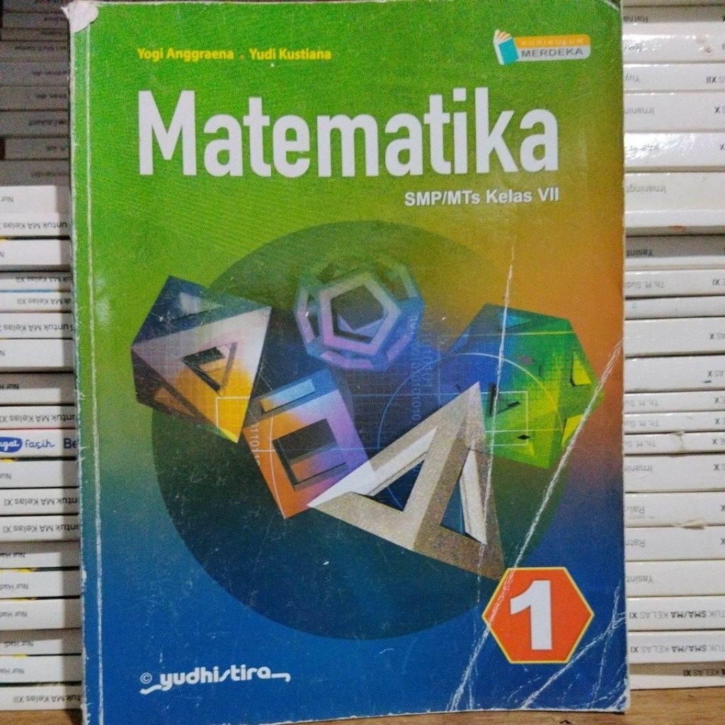buku bekas Yudistira smp kelas 7 matematika