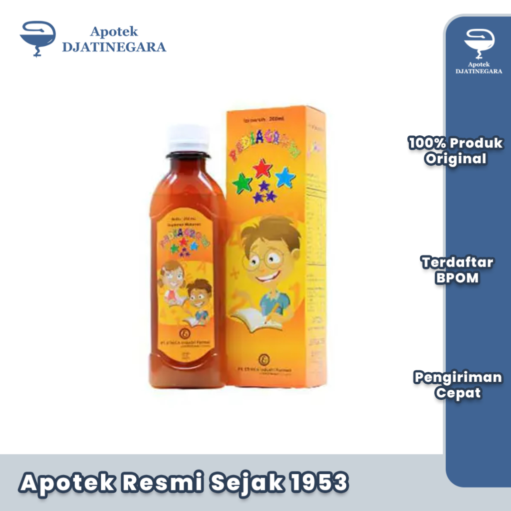 Pediagrow Sirup Vitamin Anak Suplemen / Vitamin B Kompleks/ Vitamin D 200 ml