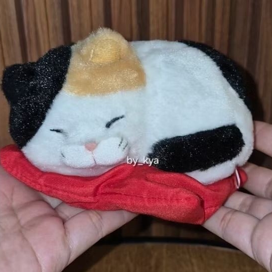 Preloved Boneka Kecil Kucing Hige manjyu | Kucing Amuse Lucu