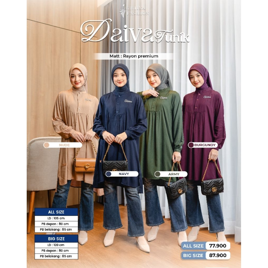 DAIVA TUNIK GHIINA FASHION