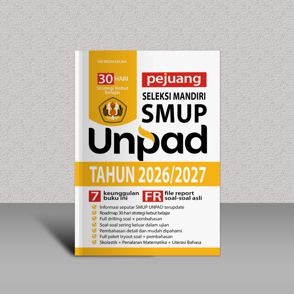 Buku Ujian Mandiri SMUP UNPAD 2026 - Full Soal dan pembahasan