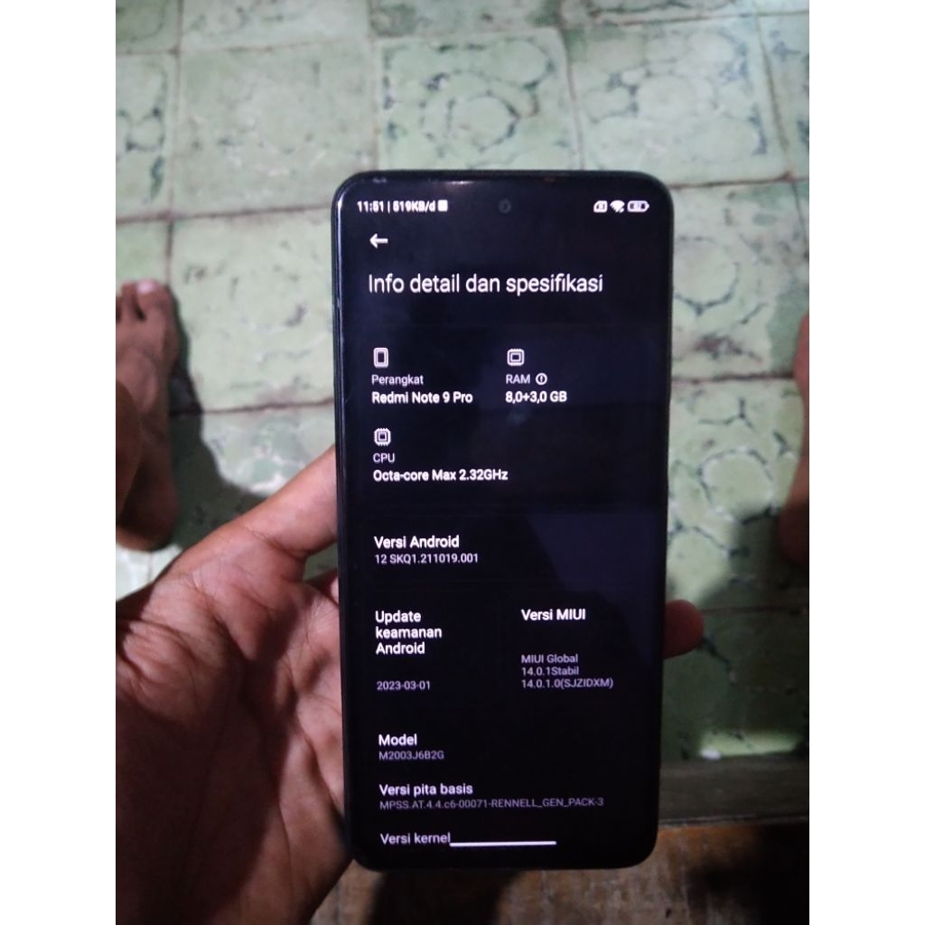 redmi note 9 pro 8/128 Snapdragon 720G