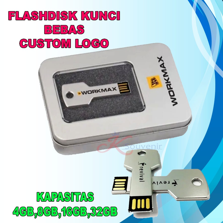 Flashdisk Kunci-Flashdisk Kunci Custom Logo-Flashdisk Kunci 4GB-8GB-12GB SAMPAI 32GB- POLOS-FLASHDIS