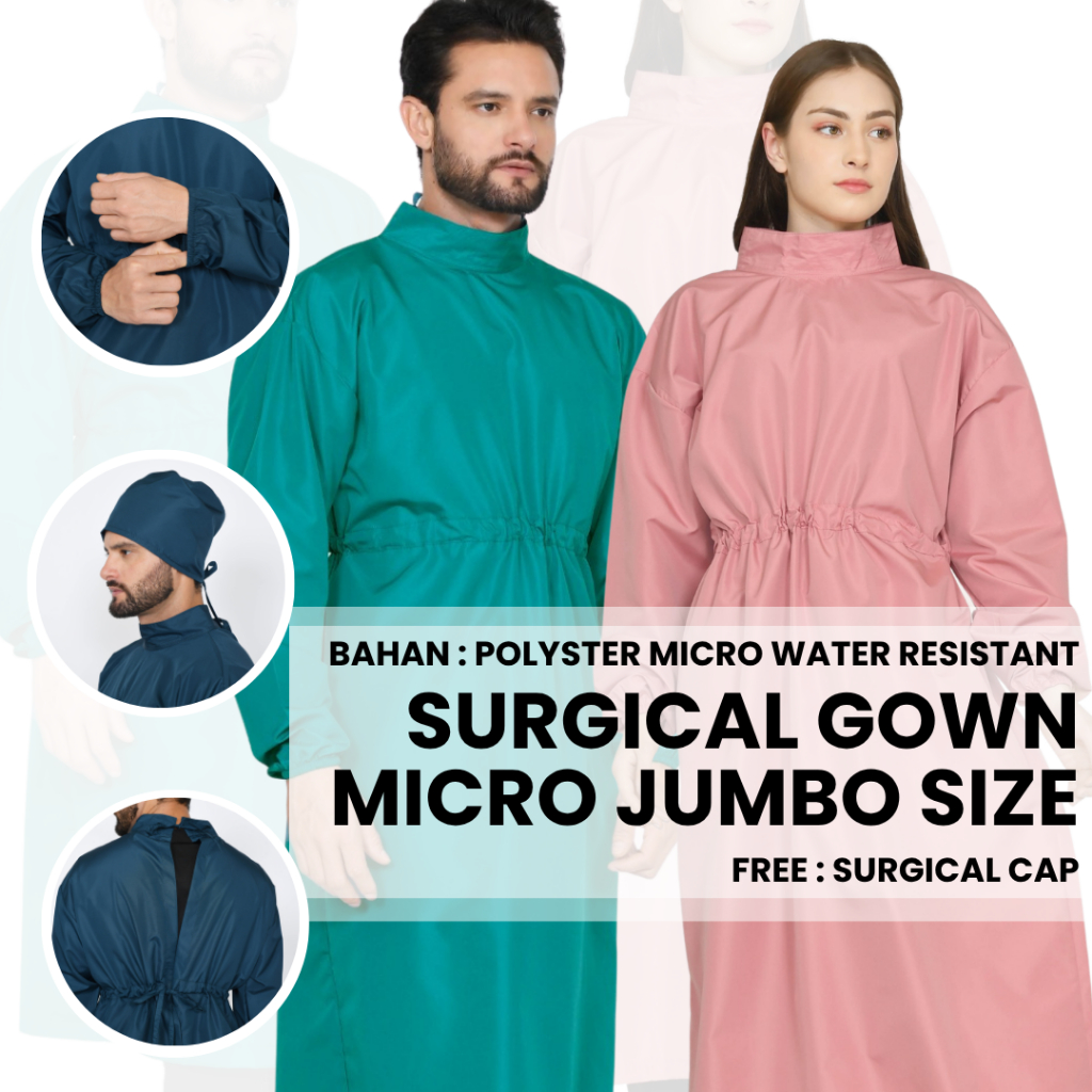Surgical Gown / APD Surgical Gown/ Gaun APD/ Gaun Operasi JUMBO SIZE
